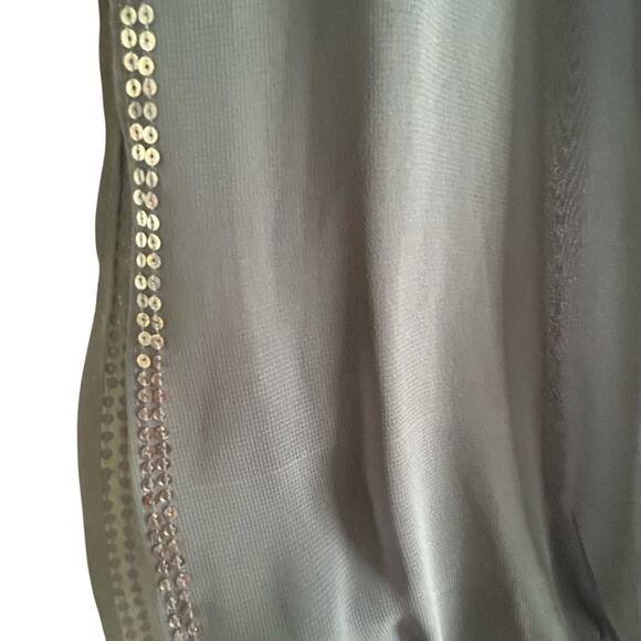 Cache Gray Sheath Mini Dress Sleeveless Scoop Neck - Picture 5 of 16